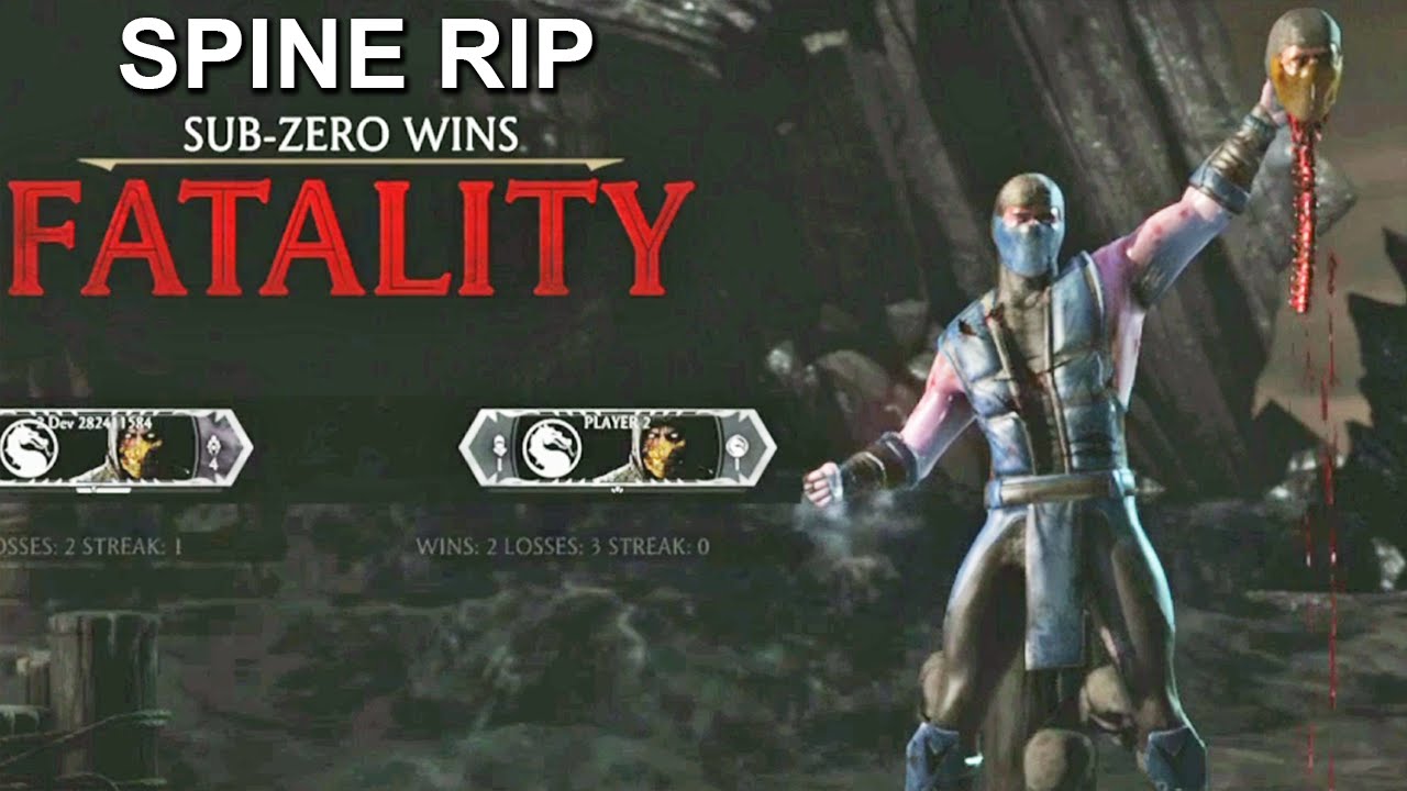 Sub-Zero from Mortal Kombat's Fatality